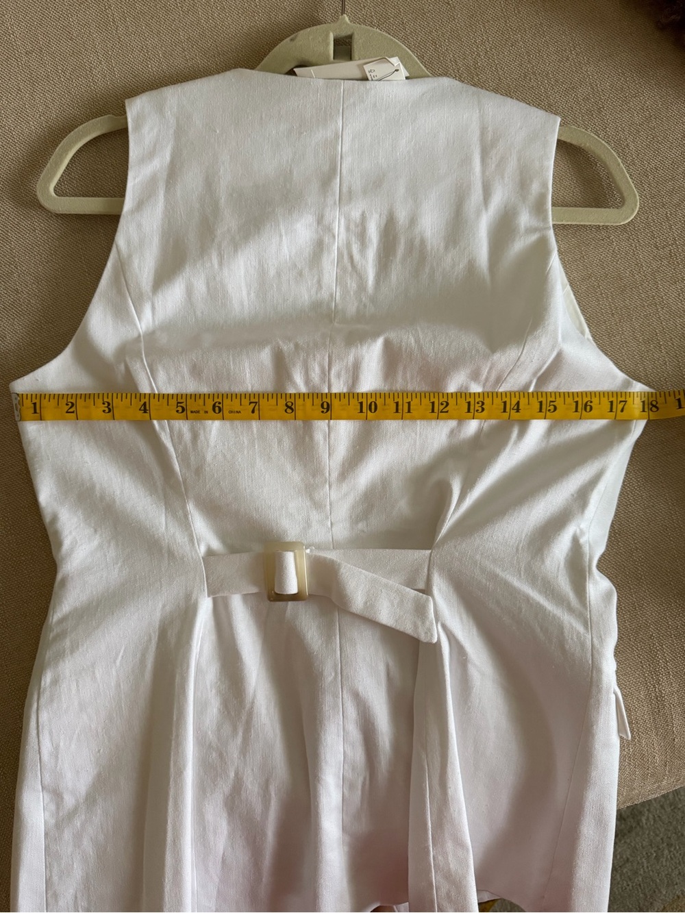 Banana Republic Factory Linen-Blend Long Cutaway Vest - NWT - Picture 7 of 9